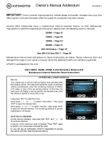 CFMOTO Motorcycles – Maintenance Interval Reset Instructions 2023